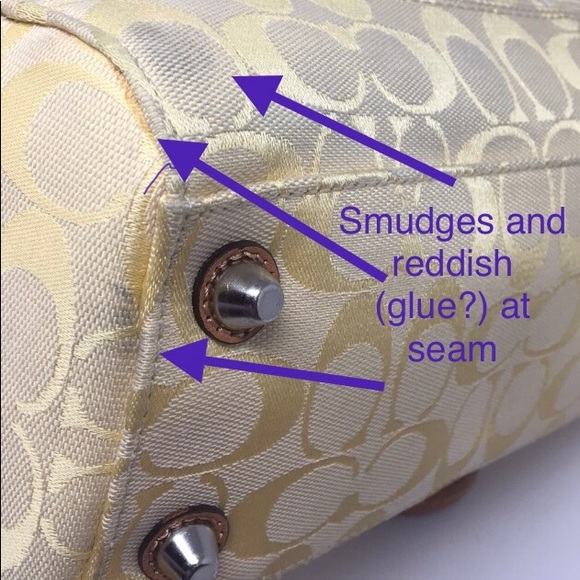 COACH Hampton Signature Carryall Satchel F13068 - Picture 10 of 16